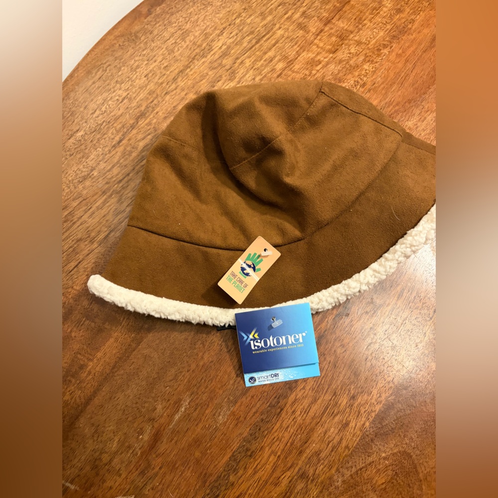 Sherpa/Suede Bucket Hat